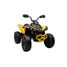 Quad Na Akumulator Maverick ATV Żółty Panel Audio MP3 LED EVA