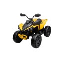 Quad Na Akumulator Maverick ATV Żółty Panel Audio MP3 LED EVA