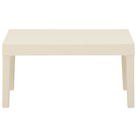 6-cz. zestaw wypoczynkowy do ogrodu, poduszki, plastik, biały