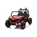 Auto Na Akumulator Pojazd Buggy FASTER 4x4 Czerwony MP3 LED Ekoskóra