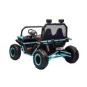 Auto Na Akumulator Pojazd Buggy FASTER 4x4 Niebieski MP3 LED Ekoskóra