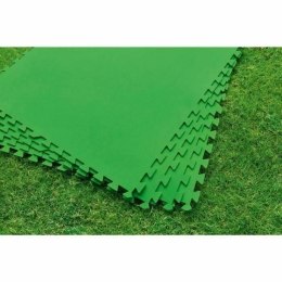 Bestway Podłoga basenowa Foam Zielony 9 sztuk 78x78 cm Ogród 58636