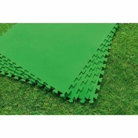 Bestway Podłoga basenowa Foam Zielony 9 sztuk 78x78 cm Ogród 58636