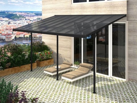 Duża aluminiowa pergola ogrodowa BRUCE J, 618 x 305 cm