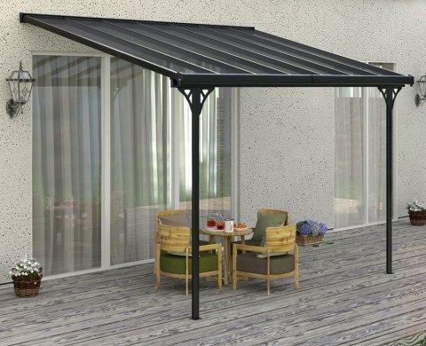 Pergola ogrodowa BRUCE F 436 x 305 cm, szara