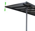 Pergola ogrodowa BRUCE F 436 x 305 cm, szara