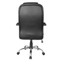 Krzesło biurowe z mechanizmem blokującym, czarne