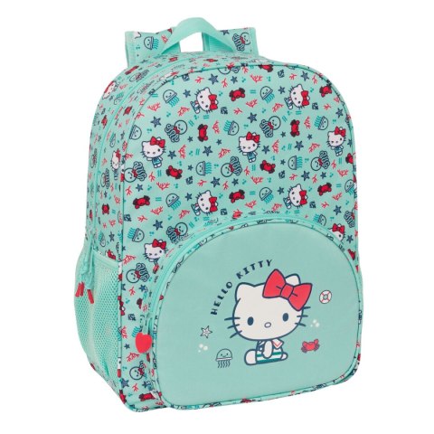 Plecak szkolny Hello Kitty Sea lovers Turkusowy 33 x 42 x 14 cm