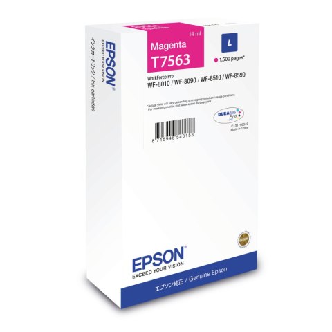 Oryginalny Wkład Atramentowy Epson C13T75634N Czerwony Magenta