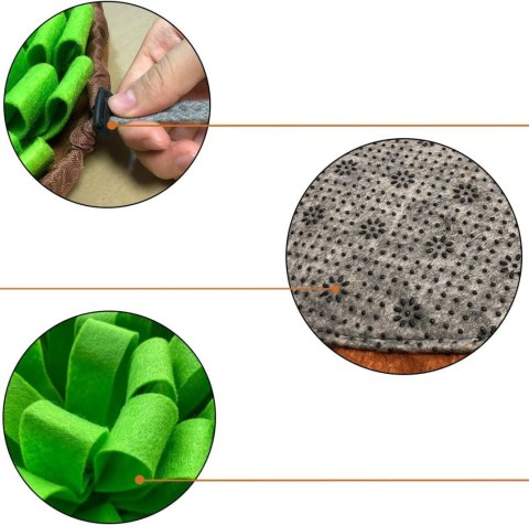 Mata węchowa na przysmaki SNIFFER dla psa i kota zielona