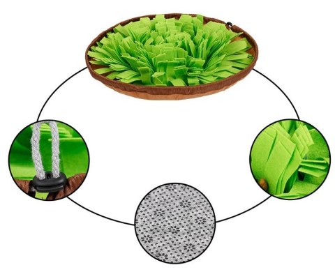 Mata węchowa na przysmaki SNIFFER dla psa i kota zielona