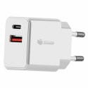 Ładowarka Ścienna PcCom Essential Biały 20 W USB USB-C