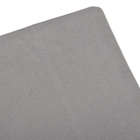 Leżak z poduszką, plastikowy, biały