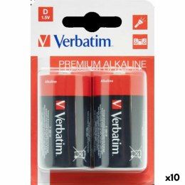 Baterie Alkaliczne Verbatim LR20 1,5 V (10 Sztuk)