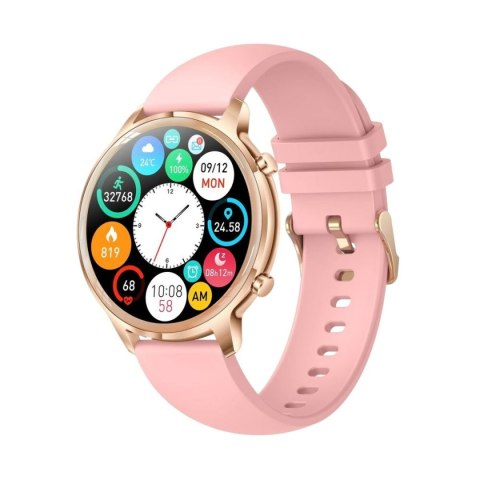 Smartwatch Manta SWU301PK Różowy Złoty Różowo-złoty 1,32"