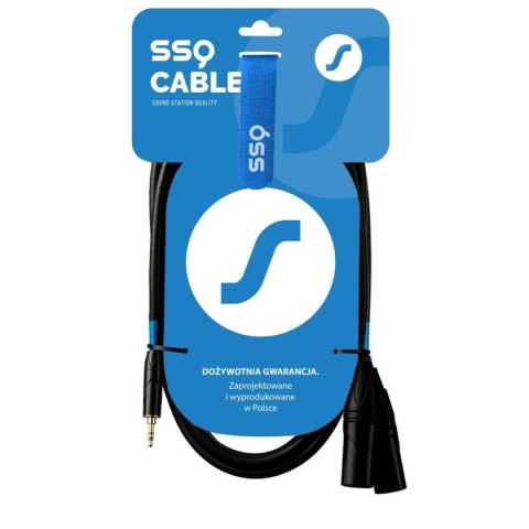 Kabel XLR jack Sound station quality (SSQ) MIXLR3 1 m