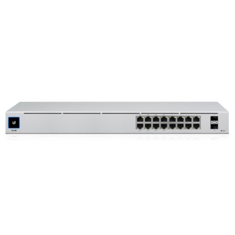 NET SWITCH 16PORT 1000M 2SFP/POE USW-16-POE UBIQUITI