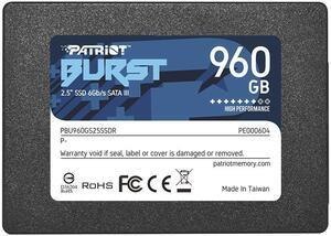 SSD SATA2.5" 960GB/BURST PBE960GS25SSDR PATRIOT