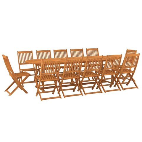 13-cz. zestaw mebli ogrodowych 280x90x75cm lite drewno akacjowe 13-cz. zestaw mebli ogrodowych 280x90x75cm lite drewno akacjowe