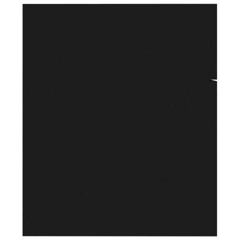 Szafka pod umywalkę, czarna, 60x38,5x46 cm