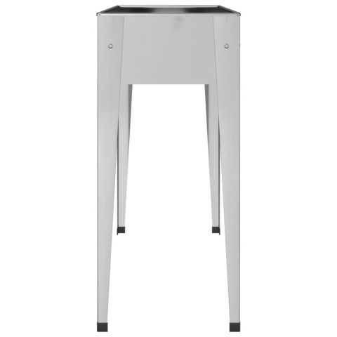 Donica ogrodowa, 100,5x40,5x90 cm, galwanizowana stal