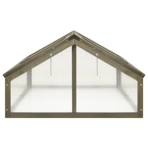 Inspekt, szary, 114x80x50 cm, drewno jodłowe