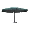 Parasol z aluminium, 500 cm, zielony