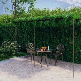 Pergola ogrodowa, antyczny brąz, 6x3x2,5 m, żelazo