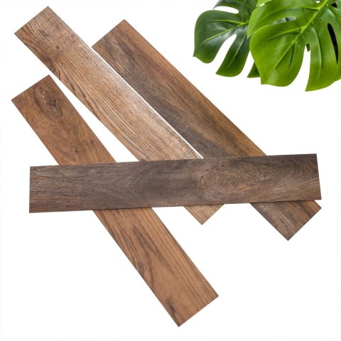 WallArt Listwy o wyglądzie postarzanego drewna dębowego, umbra WallArt Listwy o wyglądzie postarzanego drewna dębowego, umbra