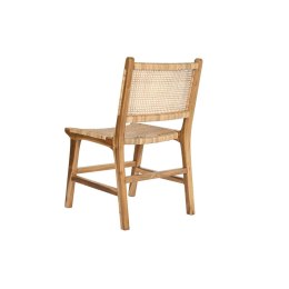 Krzesło DKD Home Decor 51 x 48 x 86 cm 51 x 54 x 86 cm Naturalny Teczyna Jasnobrązowy Rattan