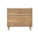 Komoda Home ESPRIT Brązowy Drewno akacjowe Drewno MDF 80 x 34 x 75 cm