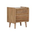 Stolik Nocny Home ESPRIT Brązowy Drewno akacjowe Drewno MDF 40 x 30 x 46 cm