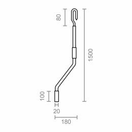 Korba do markizy Micel TLD06 Biały 150 cm