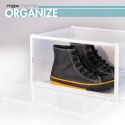 Stackable shoe box Max Home Biały 6 Sztuk polipropylen ABS 35 x 18,5 x 27 cm