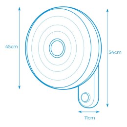 Wentylator ścienny EDM 33526 Biały 50 W 55 W Ø 45 cm