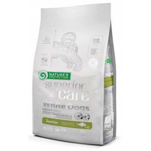 Karma NATURE'S PROTECTION Superior Care White Dogs Ryba 10 kg