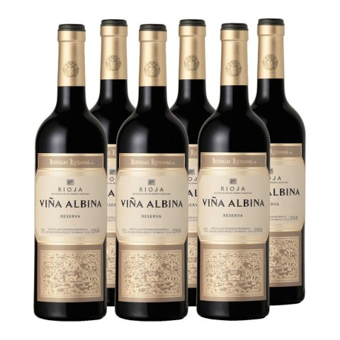 Czerwone wino Bodegas Riojanas Viña Albina Reserva 6 Sztuk