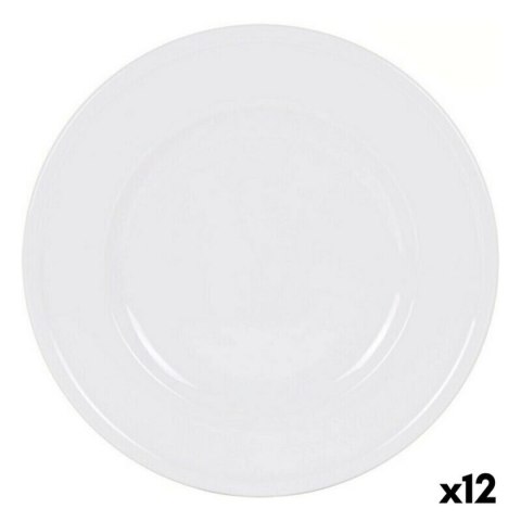 Płaski Talerz Inde Olympia Biały Porcelana Ø 31 cm (12 Sztuk) (ø 31 cm)