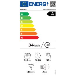 Pralka Hisense WF3S9043BW3 60 cm 1400 rpm 9 kg