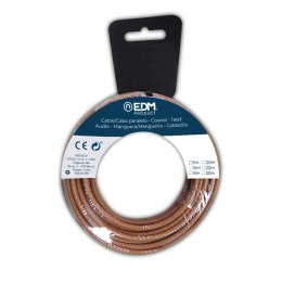 Kabel interface równoległy EDM 28602 Brązowy 25 m Ø 6 mm