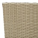 Patio Dining Chairs 2 pcs Poly Rattan Beige