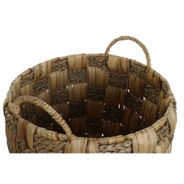 Zestaw koszyków Home ESPRIT Naturalny Trawa morska Naturalne Włókno Boho 43 x 43 x 39 cm (2 Części)