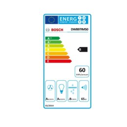 Okap konwencjonalny BOSCH DWB97IM50 710 m3/h 65 dB (A) Srebrzysty Stal