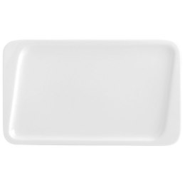 Płaski Talerz Quid Chef Biały Ceramika 30 x 18 cm (6 Sztuk) (Pack 6x)