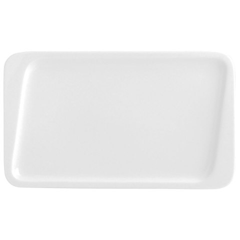 Płaski Talerz Quid Chef Biały Ceramika 30 x 18 cm (6 Sztuk) (Pack 6x)