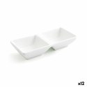 Tacka do przekąsek Quid Select Biały Ceramika 15 x 7 cm (12 Sztuk) (Pack 12x)