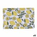 Tacka do przekąsek Quid Sicilia Wielokolorowy Bioplastik Cytrynowa 30 x 20 x 2 cm (12 Sztuk)