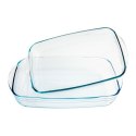 Zestaw naczyń do piekarnika Pyrex Classic Przezroczysty Szkło borokrzemowe (2 pcs)