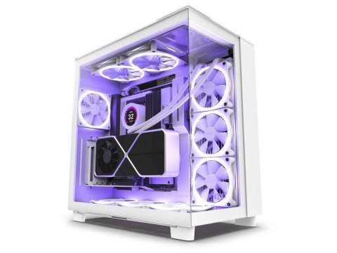 CASE MIDITOWER ATX W/O PSU/WHITE H9 ELITE NZXT