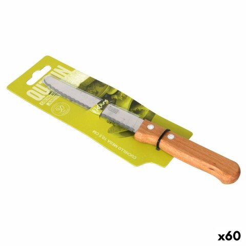 Nóż stołowy Quttin 49893 10,5 cm Drewno 21 cm (60 Sztuk)